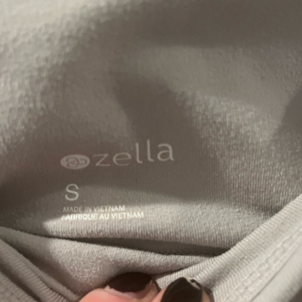 Zella Light Gray /taupe Performance pants. Ankle length. - Picture 2 of 3